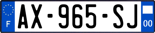 AX-965-SJ