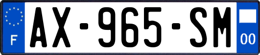 AX-965-SM