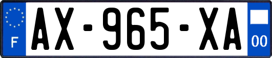 AX-965-XA