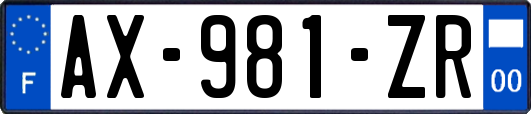 AX-981-ZR