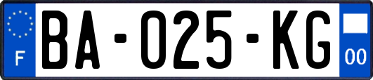 BA-025-KG