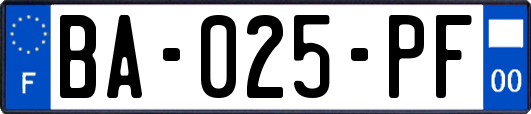 BA-025-PF