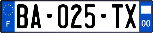 BA-025-TX