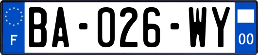 BA-026-WY