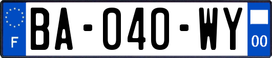 BA-040-WY