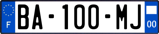 BA-100-MJ
