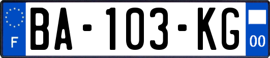 BA-103-KG