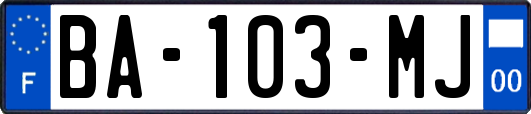 BA-103-MJ