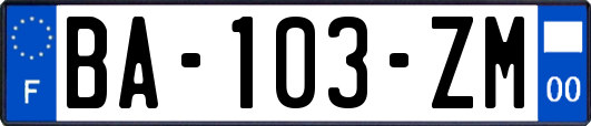 BA-103-ZM