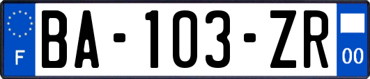 BA-103-ZR