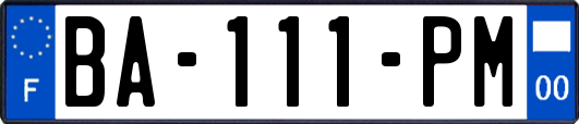 BA-111-PM