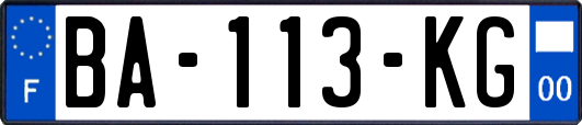 BA-113-KG
