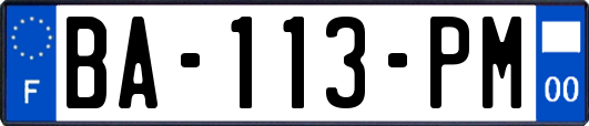 BA-113-PM