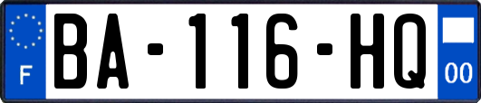 BA-116-HQ