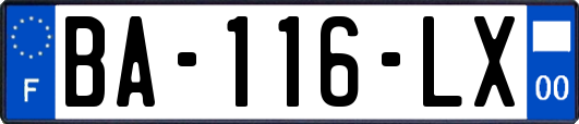 BA-116-LX
