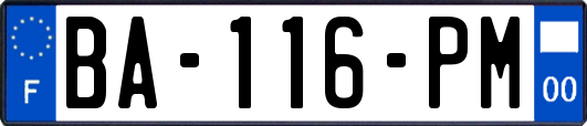 BA-116-PM