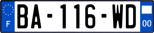 BA-116-WD