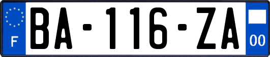 BA-116-ZA