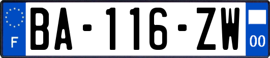 BA-116-ZW