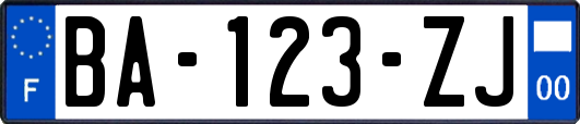 BA-123-ZJ