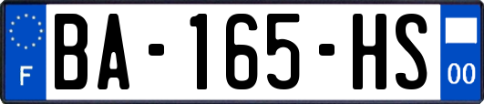 BA-165-HS