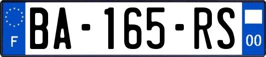 BA-165-RS