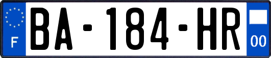BA-184-HR