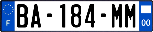 BA-184-MM