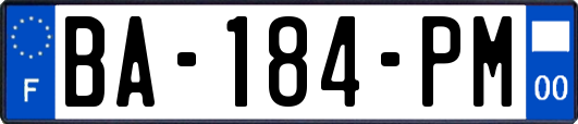 BA-184-PM