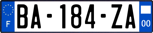 BA-184-ZA