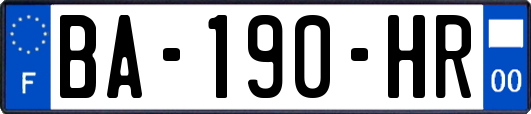 BA-190-HR