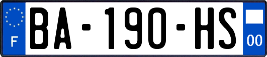 BA-190-HS