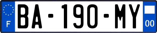 BA-190-MY