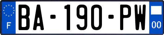 BA-190-PW