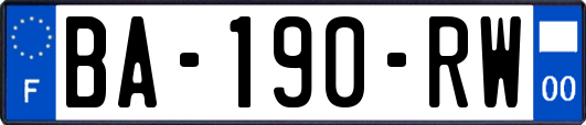 BA-190-RW