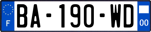 BA-190-WD