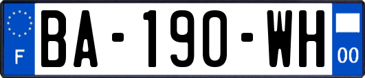 BA-190-WH