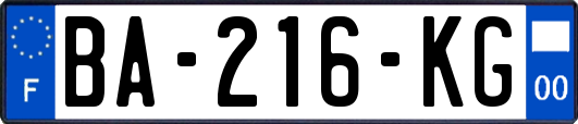 BA-216-KG