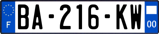 BA-216-KW