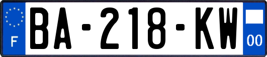 BA-218-KW