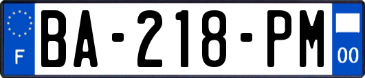 BA-218-PM