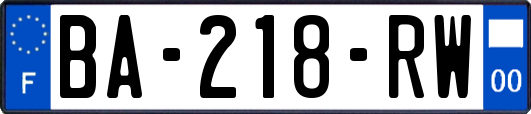 BA-218-RW