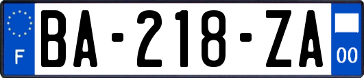 BA-218-ZA