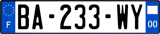 BA-233-WY