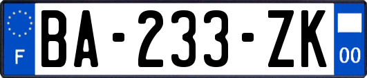 BA-233-ZK