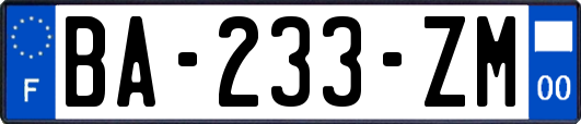 BA-233-ZM