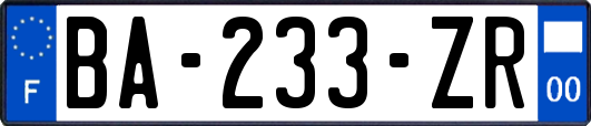 BA-233-ZR