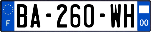 BA-260-WH