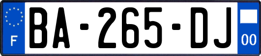 BA-265-DJ