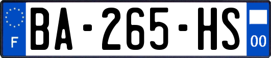 BA-265-HS